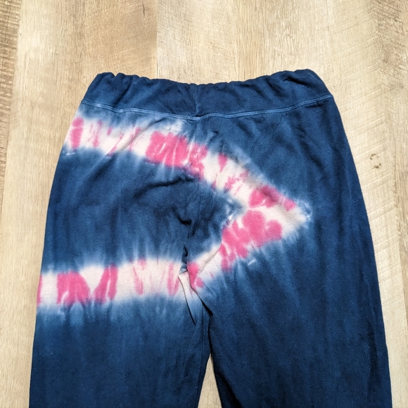 Sundry Navy Blue and Pink Tie dye Sweatpants - Picture 4 of 10